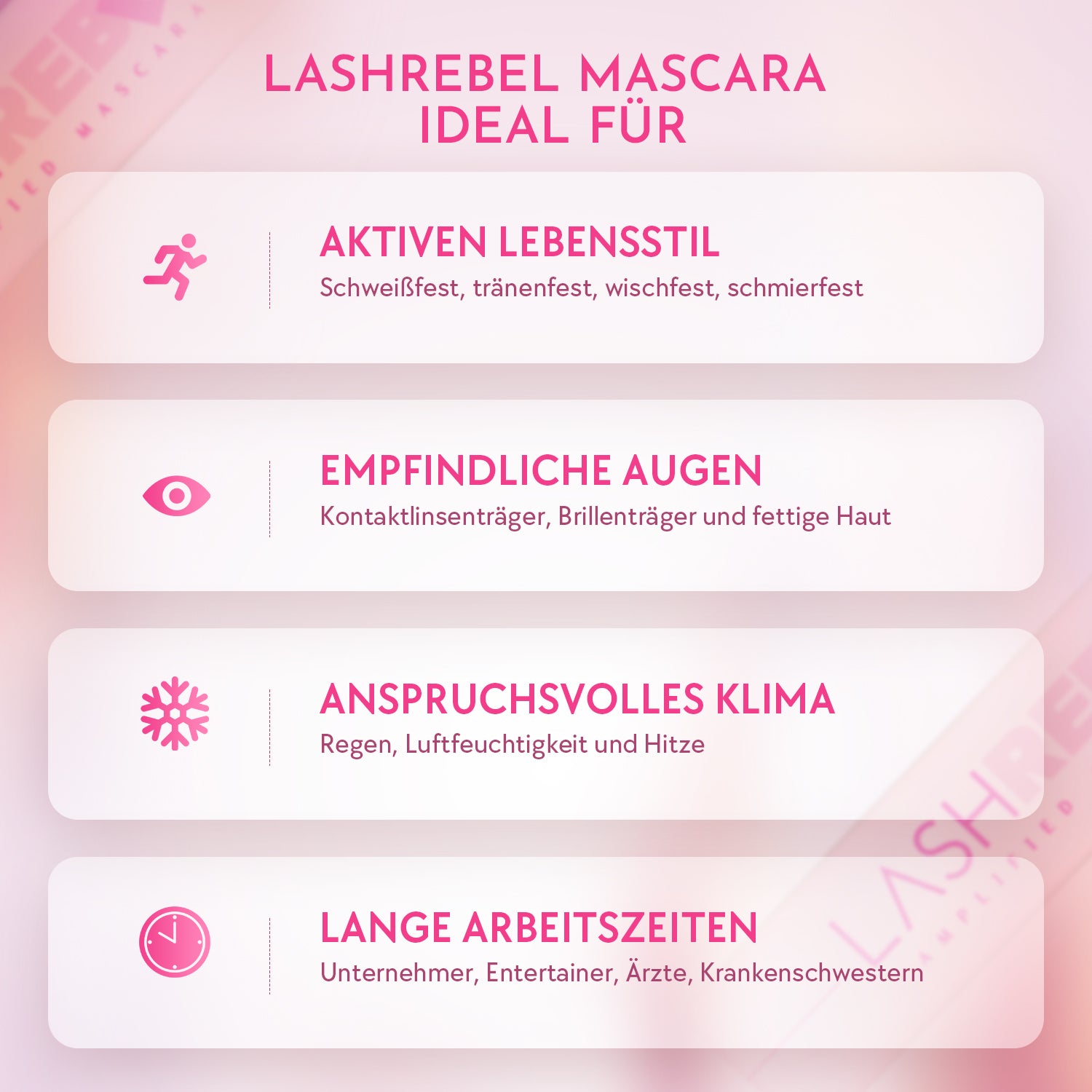 AMPLIFIED MASCARA ist ein Mascara von LASHREBEL. Erhältlich bei LASHREBEL. Bei dem Bild handelt es sich um das 10. Bild.