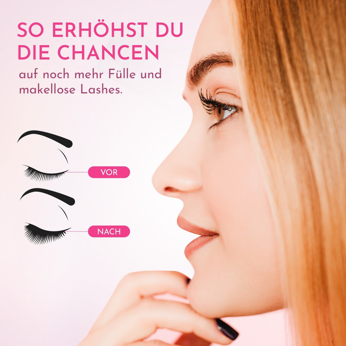 ADVANCE GROWTH SERUM & MASCARA ist ein Bundle von LASHREBEL. Erhältlich bei LASHREBEL. Bei dem Bild handelt es sich um das 3. Bild.