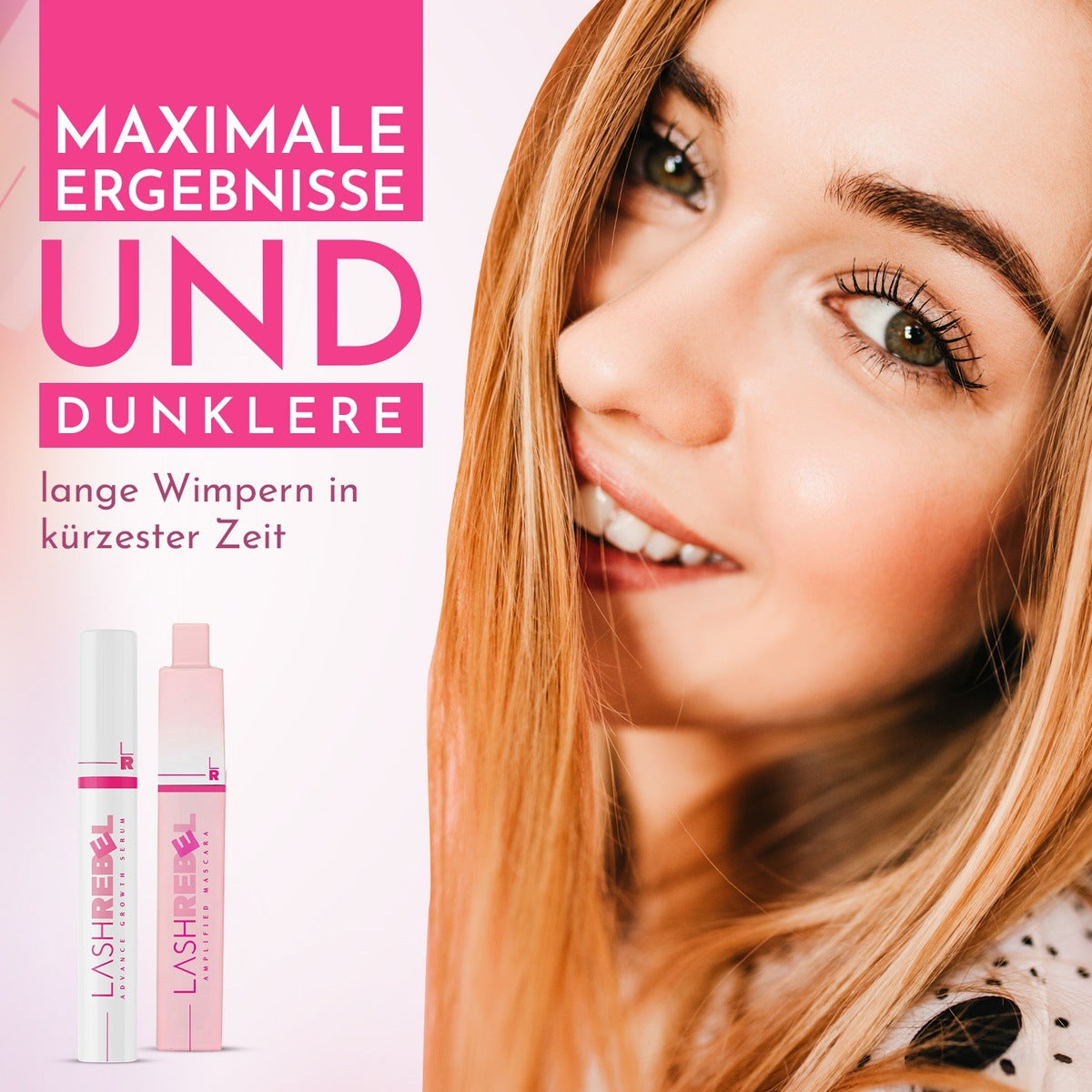 ADVANCE GROWTH SERUM & MASCARA ist ein Bundle von LASHREBEL. Erhältlich bei LASHREBEL. Bei dem Bild handelt es sich um das 4. Bild.